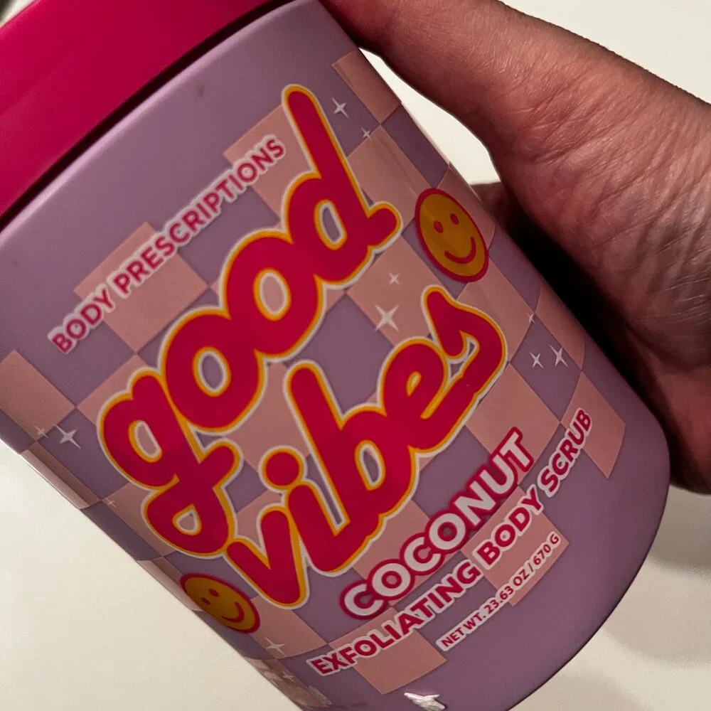 Exfoliating Body Scrub (Coconut Scent /‎ good vibes / Body Prescriptions (new)